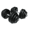 60kg ajustable hierro fundido mancuernas conjunto de fitness